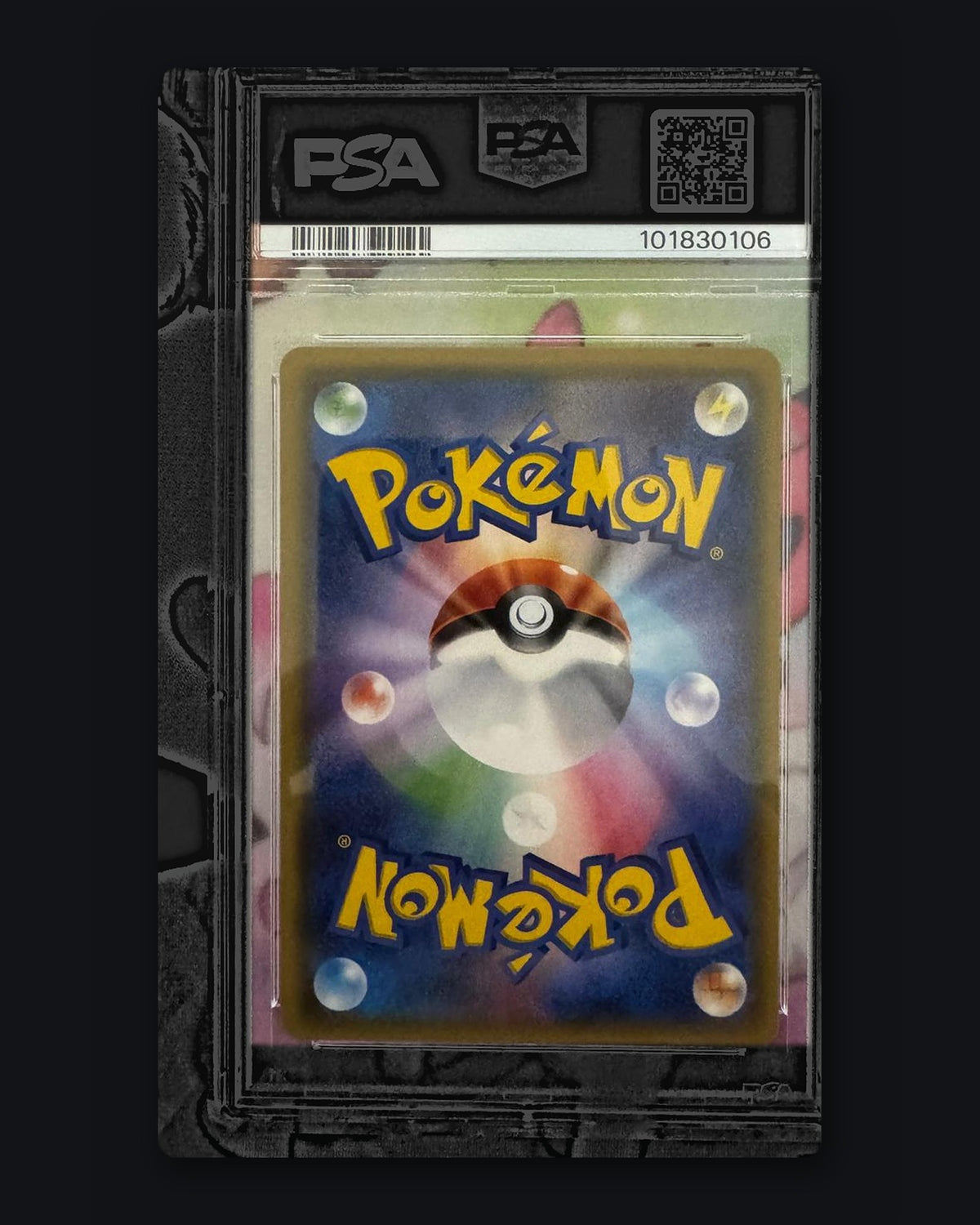 Ash's Pikachu Ash vs Team Rocket Deck Kit 005/026 PSA 9 – back