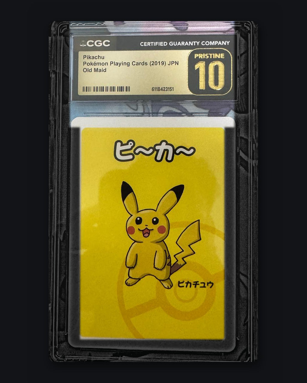Pikachu Old Maid CGC Pristine 10