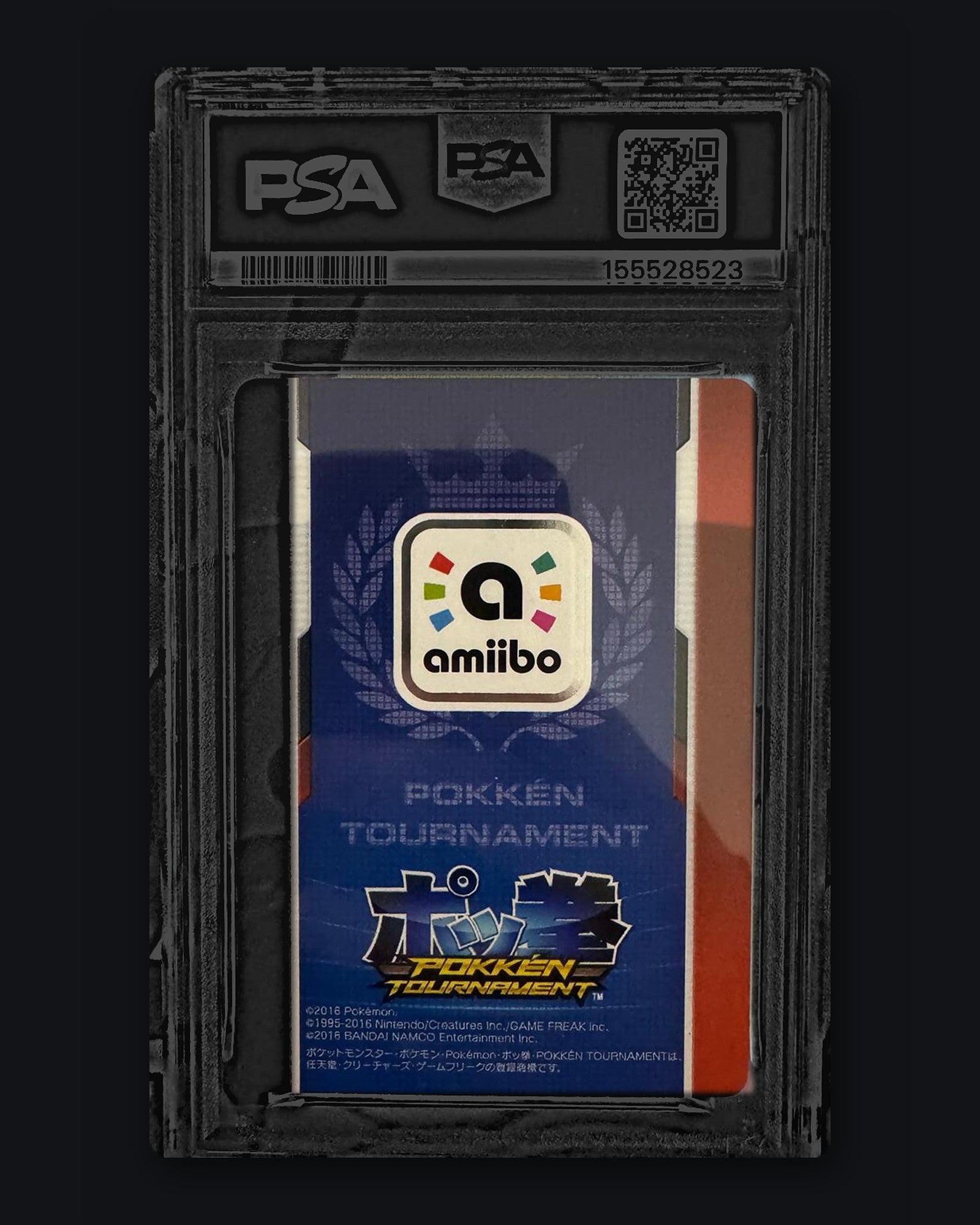 Dark Mewtwo Pokkén Tournament Promo PSA 9 – back
